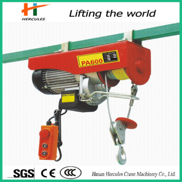 Mini Electric Wire Rope Hoist Capacity From 100kgs to 1000kgs